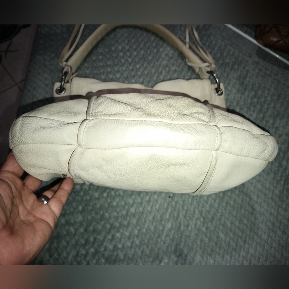 Christopher Kon Alanna Cream Colored Hobo Leather Bag - Picture 12 of 16